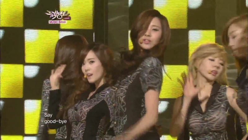 SNSD Girls' Generation 소녀시대 MR.TAXI KBS MUSIC BANK