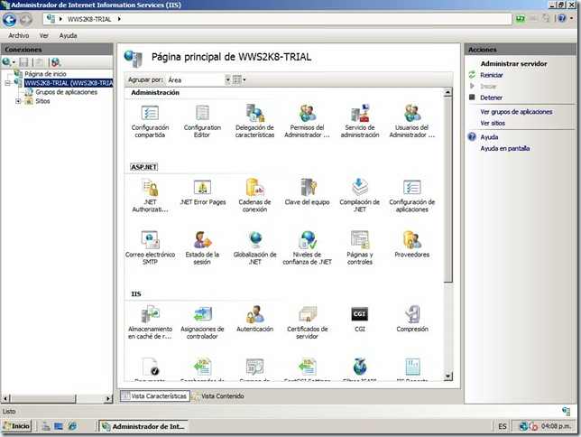 Tutorial Administrar IIS7 de forma remota