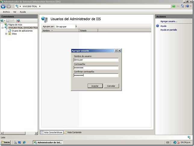 Tutorial Administrar IIS7 de forma remota